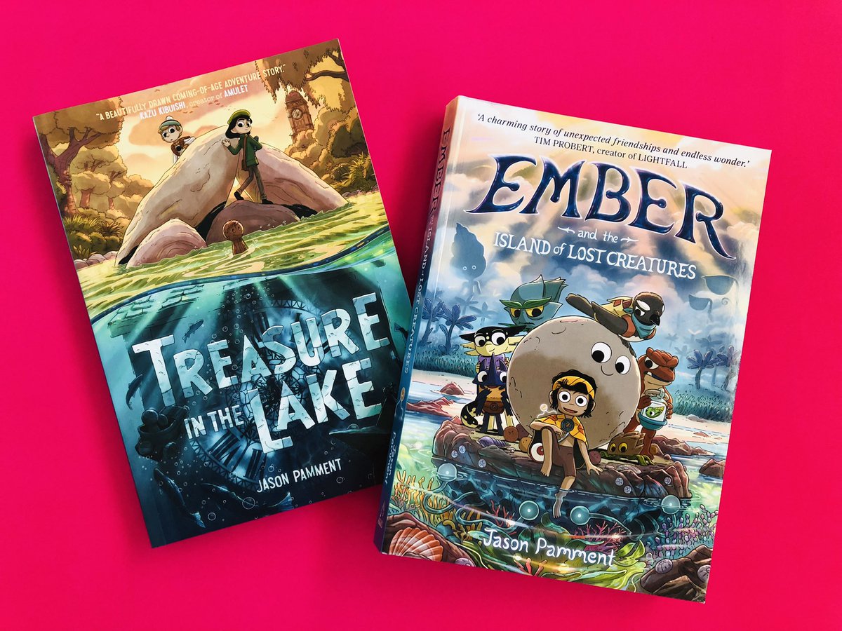 Grabbed a copy of @JasonPamment’s new #GraphicNovel - Ember & The Island Of Lost Creatures - from @Gleebooks. I loved Treasure In The Lake so I can’t wait to dive into this one. Just flicking through the pages it looks sensational 🤩 #LoveOzMG @ALIAGraphic @AllenAndUnwin