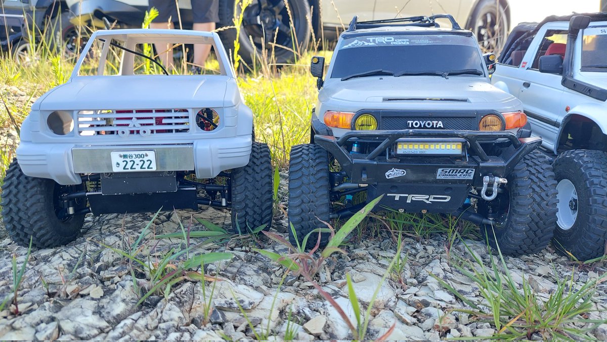 PG3110akiho's tweet image. 独懸組合寄合の図🤙
#スケールクローラー
#ラジコン
#scalecrawler