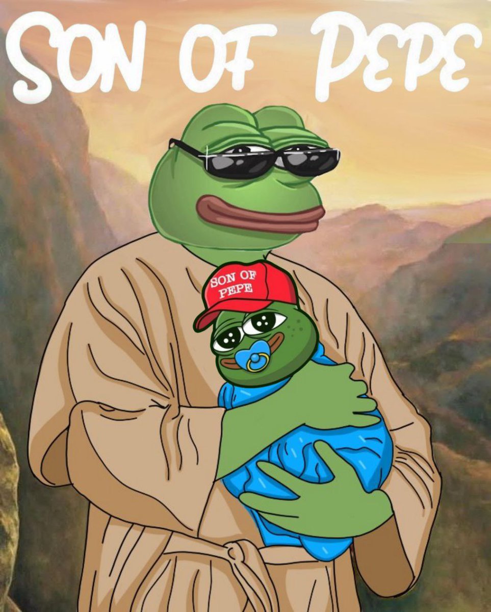 hennepen93's tweet image. You mean #SonOfPepe right? Look at him shine so bright daddy #PEPE needs a sunglasses! 😎😎😎
@SonOfPepe_ETH