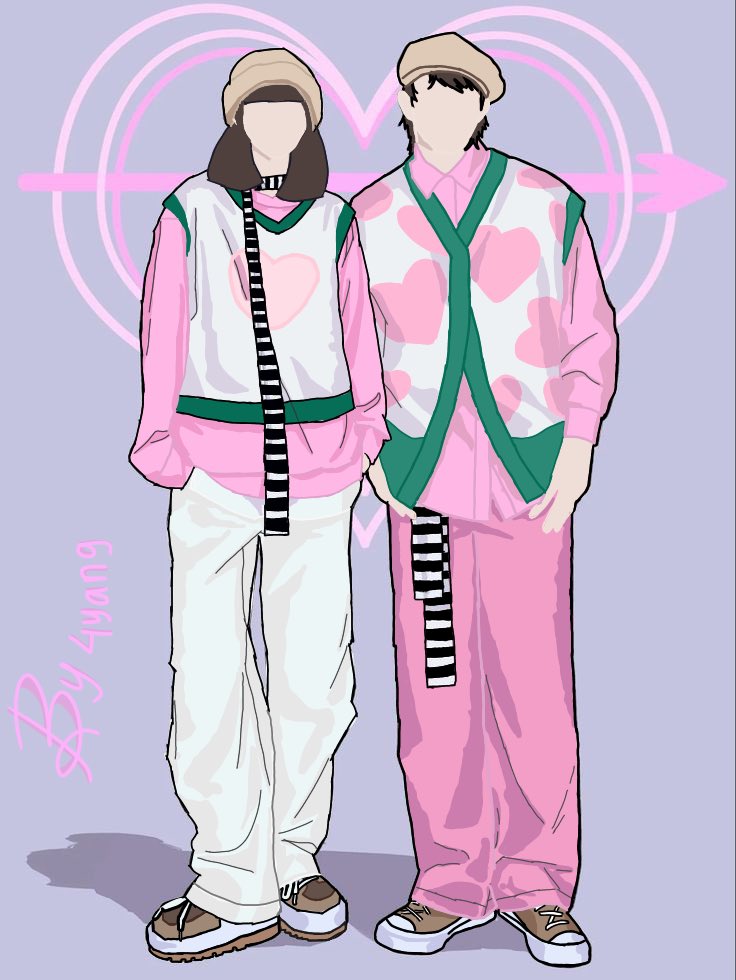 Bargchan's tweet photo. ⠀ ⠀ 
𝑳𝒐𝒗𝒆 𝑩𝒍𝒐𝒔𝒔𝒐𝒎𝒔. Just like a resplendent bouquet, blooms in pink-themed ensembles, encapsulating the essence of romance and beauty of blossoming love. Their meticulously curated outfits showcase their love, inviting others to bask in its radiant glow.
⠀ ⠀ https://t.co/hUU9qBMy6M