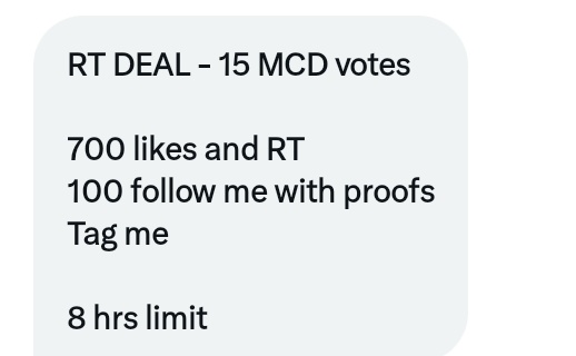 silverex0's tweet photo. 🛎️ ATTENTION EXOLS 🛎️

Deal for #EXO^

▪️700 likes &amp; rts
▪️Follow @votingunnie
▪️Drop proofs in comments

⏳8 hours https://t.co/AaB7iErx6E