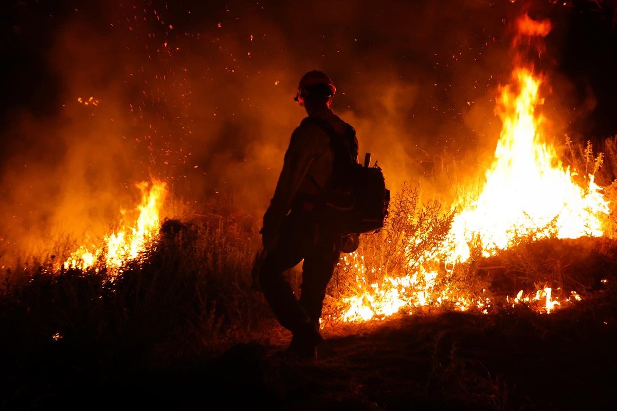 SwansonPhotog's tweet photo. #rabbitfire #gavilanfire #riversidecounty #losangeles #california #calfire #wildfire 

 #onassignment @AFPphoto https://t.co/8NIZmowWbS