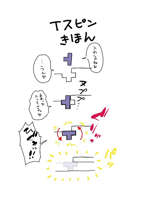上記のテトリスのテクニックの絵に
セリフと書き文字をつけたもの(*'∀`*)
(2/2) 