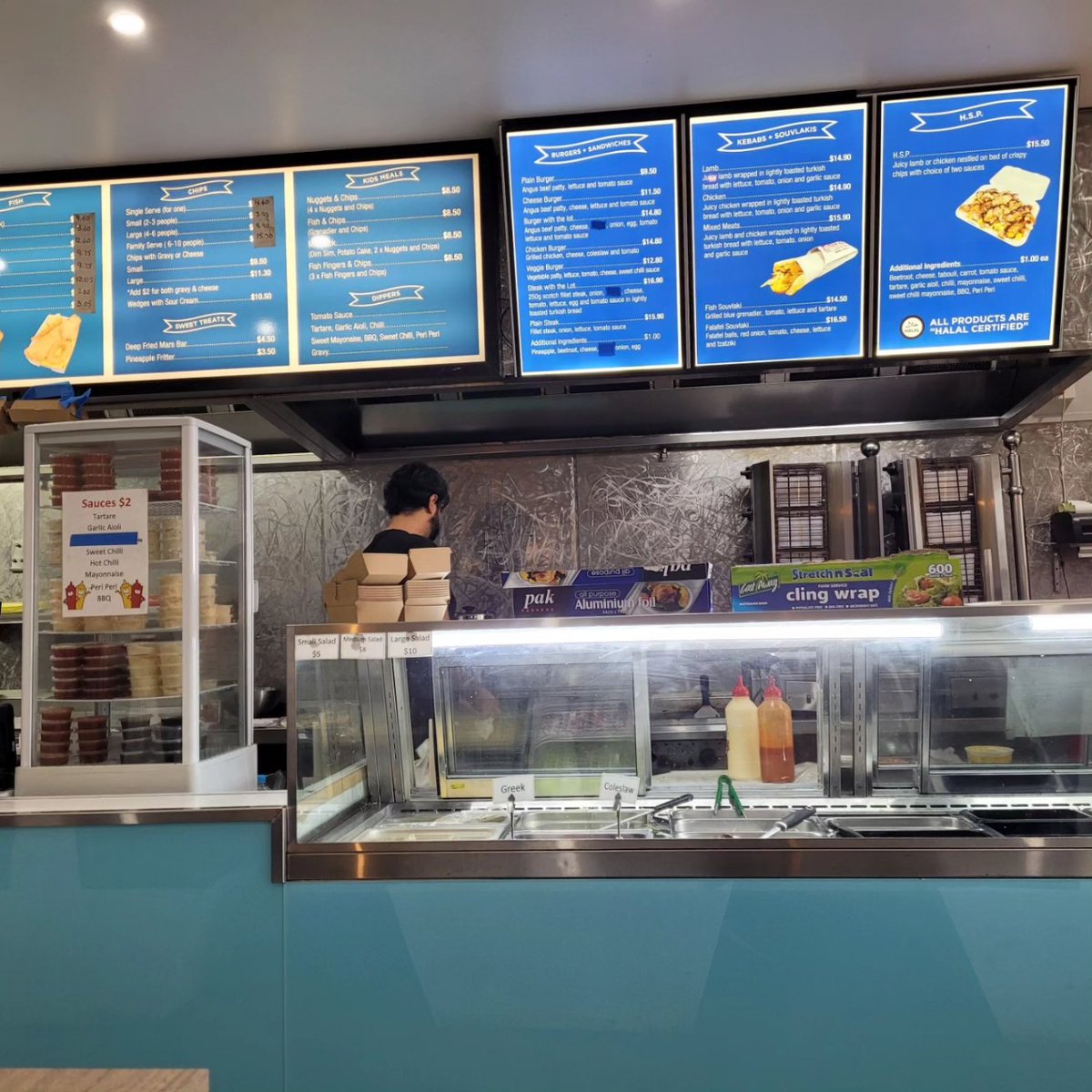 halal_review's tweet photo. Lunch at Lorne fish and chips. Proudly displaying Halal logo.
#Lorne #HalalMelbourne #Halal https://t.co/QiQuXpwy39