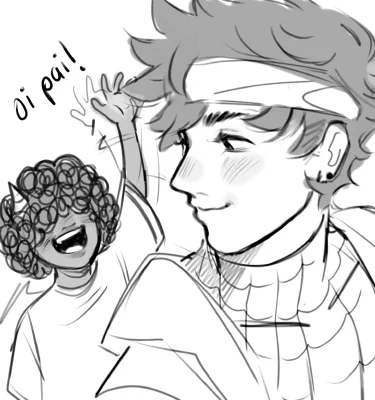 garabato rápido pq los quiero mucho #qsmpfanart