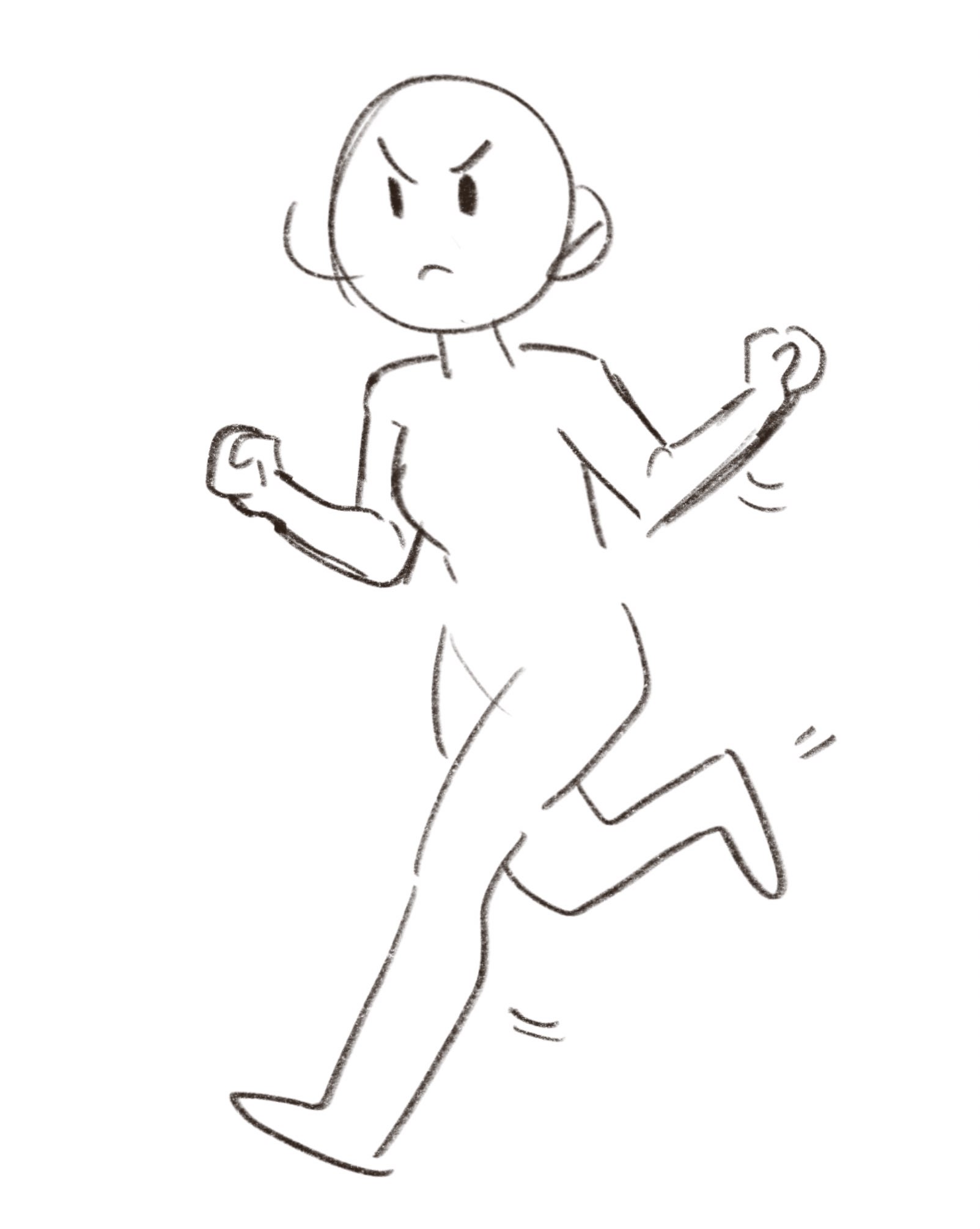 Run Base Draw Anime Running Base Pose Collection 1 Girl Running CLIP STUDIO ASSETS