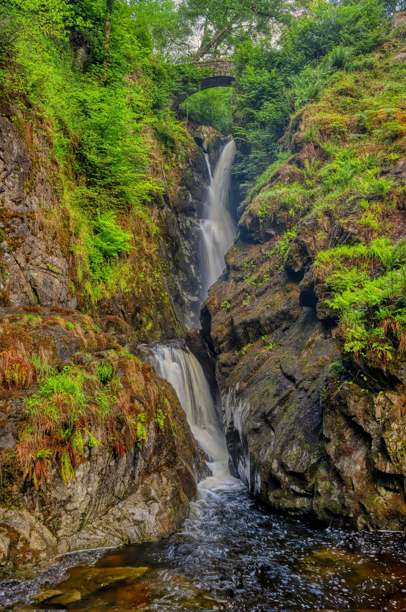 Morning everyone hope you are well. It's certainly been wet, but Aira Force is a great place to go. The platform has recently reopened after all the work following storm damage. It's worth a visit. Have a great day.  #LakeDistrict <a href="/keswickbootco/">Keswick boot co</a>