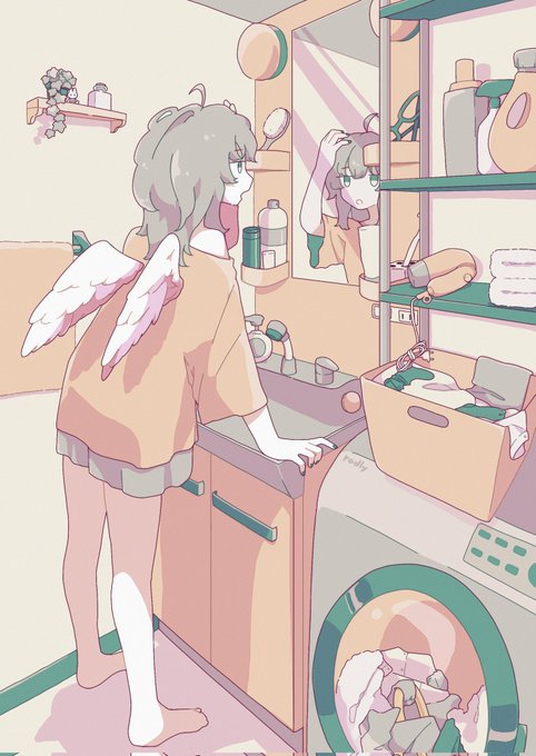 「washing machine」 illustration images(Latest｜RT&Fav:50)