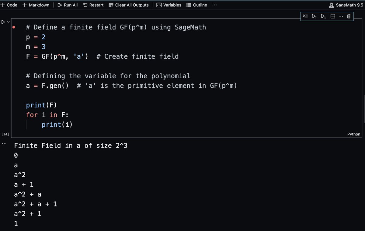 0xSiva's tweet image. Sunday , fun day 😇

1. Finite Field elements using SageMath @sagemath 🛠️
2.  Finite Field elements (demo)  from first principles 🧮

#MathTwitter #ZKP