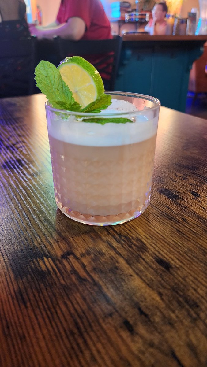ThatEnglishmanInTexas Recipe:

1.5 ounces Blood of my enemies 

.5 Luxardo liquor

2 bar spoons of luxardo cherry juice

2 dashes of orange bitters 

Juice of one lime 

Bar spoon of agave

.5 ounces of egg whites

Shake with some smashed mint 

Garnish with mint leaves and lime
