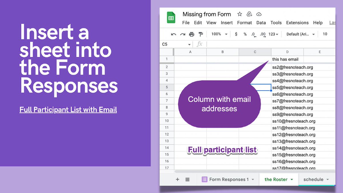 Who did NOT fill out your Google Form?

Install Missing From

Add a sheet with the email of who is SUPPOSED to fill out the Form

workspace.google.com/marketplace/ap…
#googleForms #googleEDU