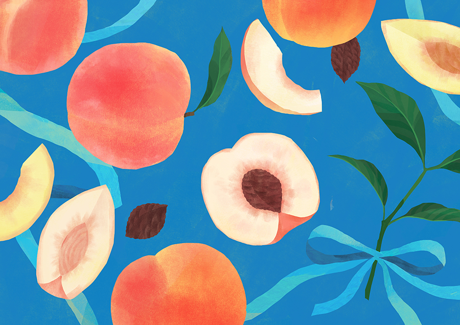 「온브릭스의 과일 패키지 일러스트를 작업했습니다.」|나르のイラスト