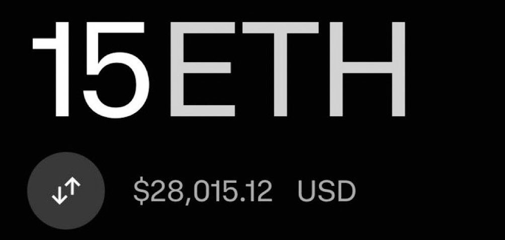 Gm. 🔥🔥 If I sent you 15 ETH, would it change your life?