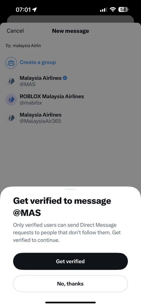 jdc0907's tweet photo. @MAS It won’t let me unless you follow me or you send me a Direct Message first. Please help! https://t.co/v6diE40rts