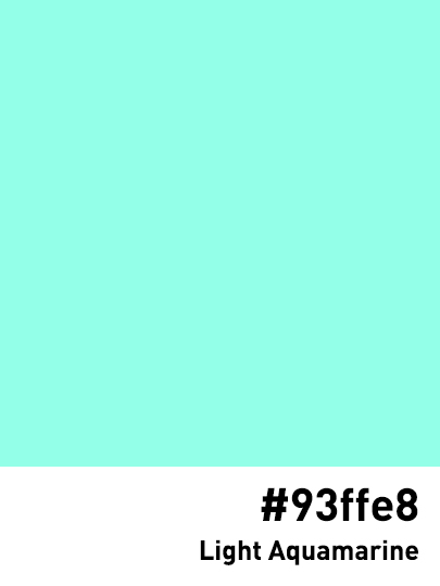 CodesColor's tweet image. #93ffe8 #lightaquamarine.jpg