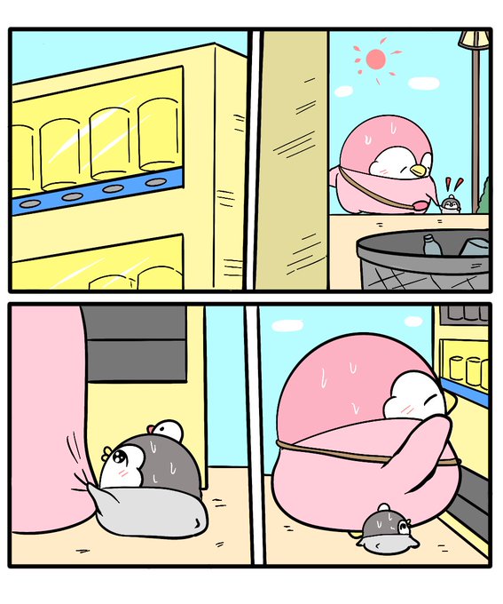 ちゃんぺんとお母さん 第2話 「水分補給をしました」 | ペンギンの