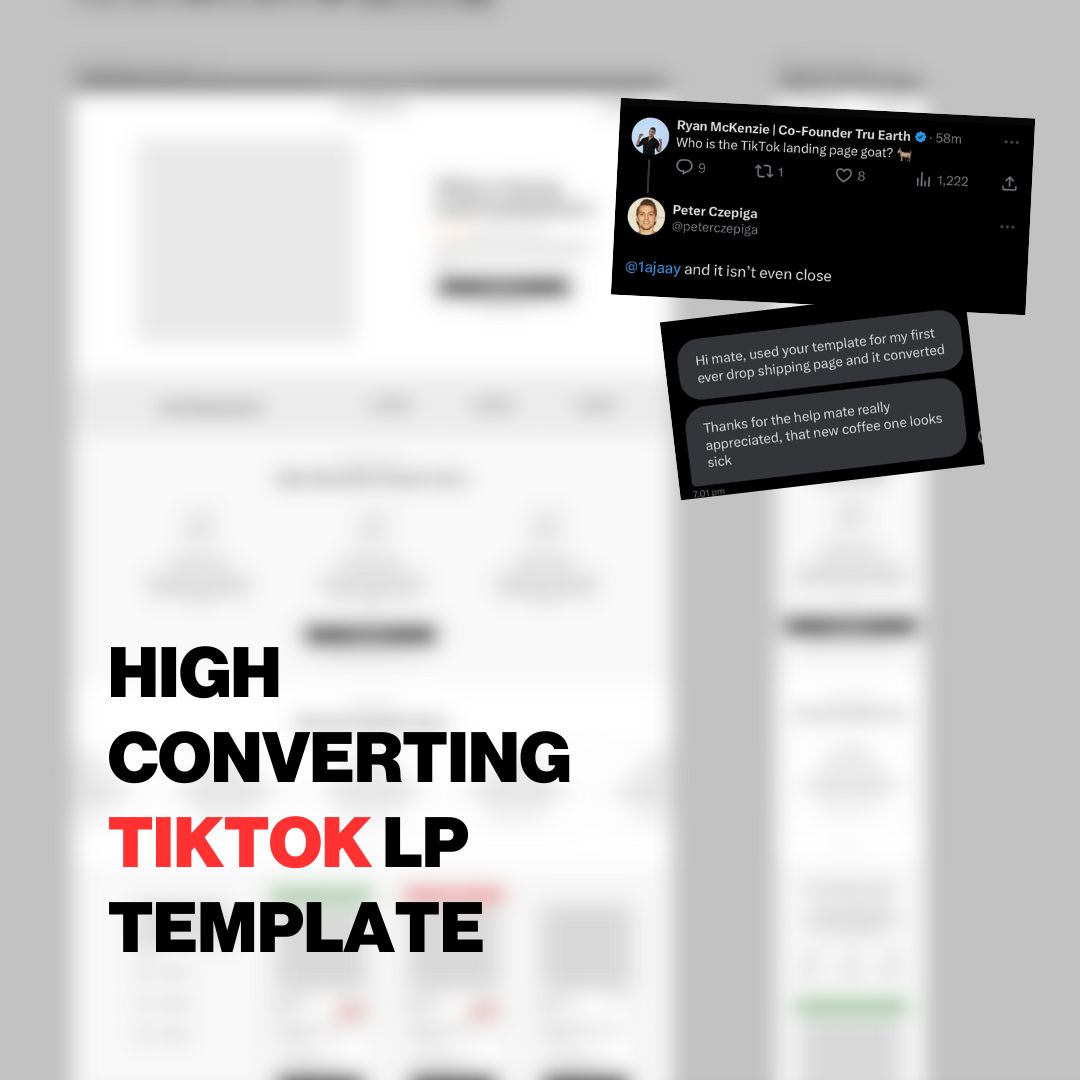 In March I dropped an editable TikTok landing page figma template based on high-converting pages we'd made for our clients

I've now updated that template for Q3 and Q4 and AGAIN I'm giving it away for FREE 🎓

Just RT + comment 'yes' and I'll DM it to you (must be following)