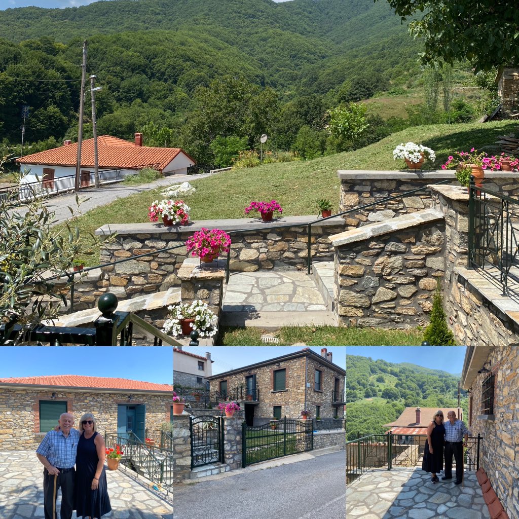 Back home with my dad. Drosopigi, Florina Greece. The northern part of Greece and its full beauty. 🏔️💙🇬🇷