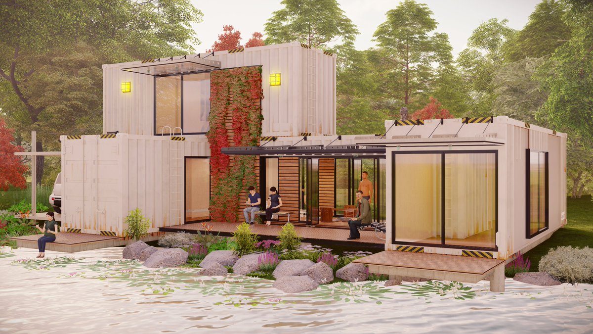 Arch_Himel_033's tweet image. The container house we present reimagines the possibilities of sustainable and affordable living. 
#architecture #containerhouse #moderndesign #architecturedrawing #architectureschool  #3drender #3Danimation 
fiverr.com/himelhridan/de…?