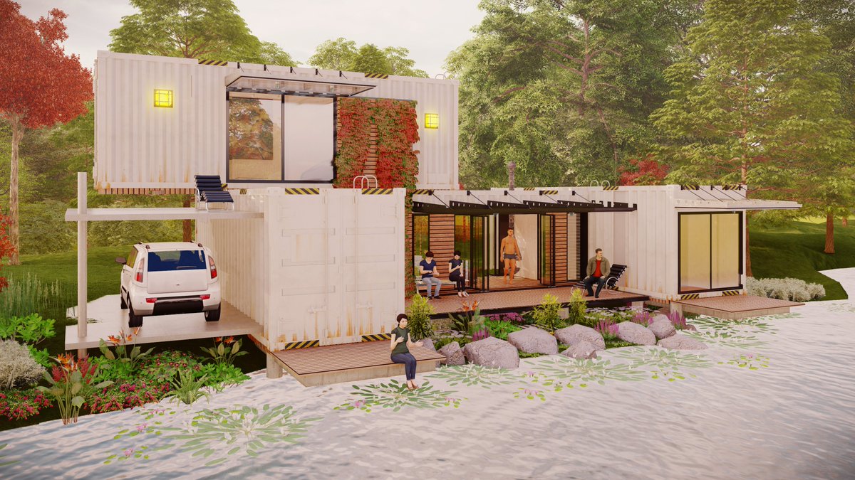 Arch_Himel_033's tweet image. The container house we present reimagines the possibilities of sustainable and affordable living. 
#architecture #containerhouse #moderndesign #architecturedrawing #architectureschool  #3drender #3Danimation 
fiverr.com/himelhridan/de…?