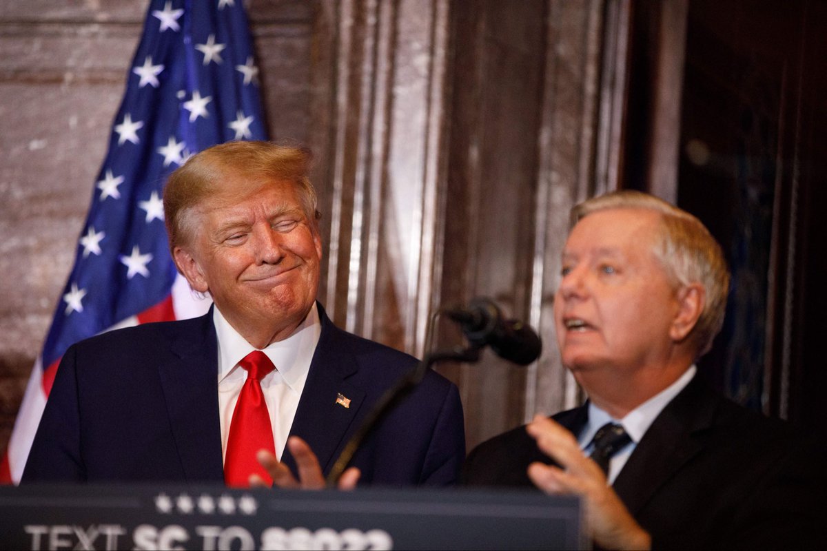 “Joe Biden is as good a man as God ever created”
“Trump is a Xenophobic, race-baiting, religious bigot. You want to know how to make America great again? Tell Donald Trump to go to hell!”
- Lindsey Graham
Just before Trump dug up the dirt that brought Senator Graham to heel… https://t.co/cLmosdD5Yz