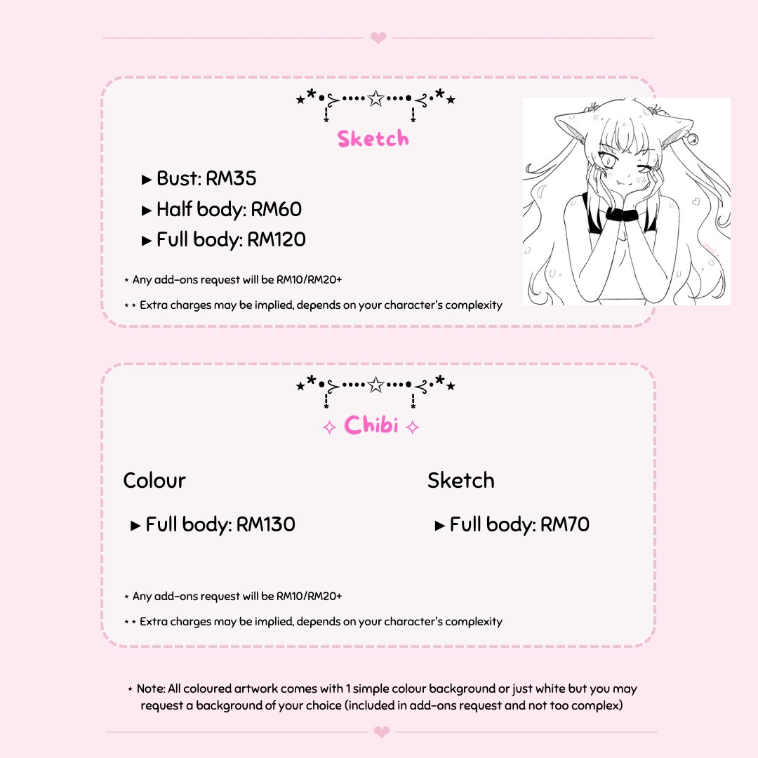 AshikoRIKI's tweet photo. Updated my commissions info! :D 
https://t.co/hot919h9ZV

#artcommissions #commissionsopen https://t.co/pPVdYuFE0U