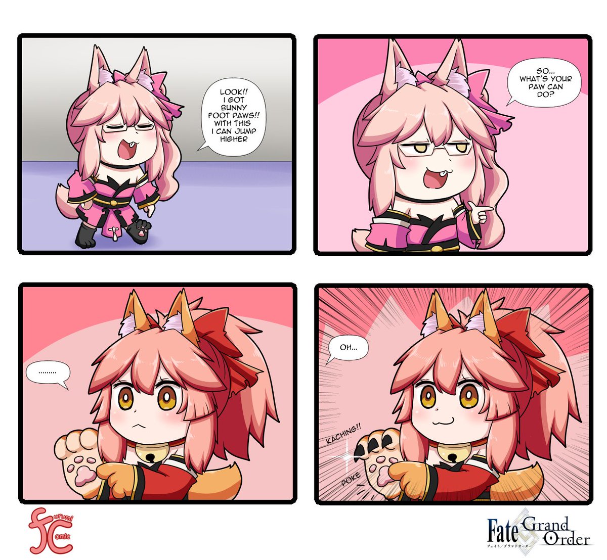 A Paw bragging #FGO #FateGO #タマモキャット