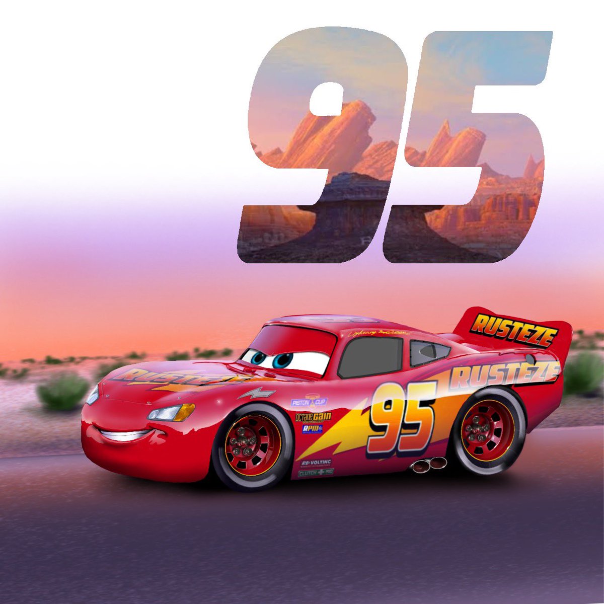 This is the first time I officialy postedin 2023. #pixarcars_enjoy #Lightningmcqueen