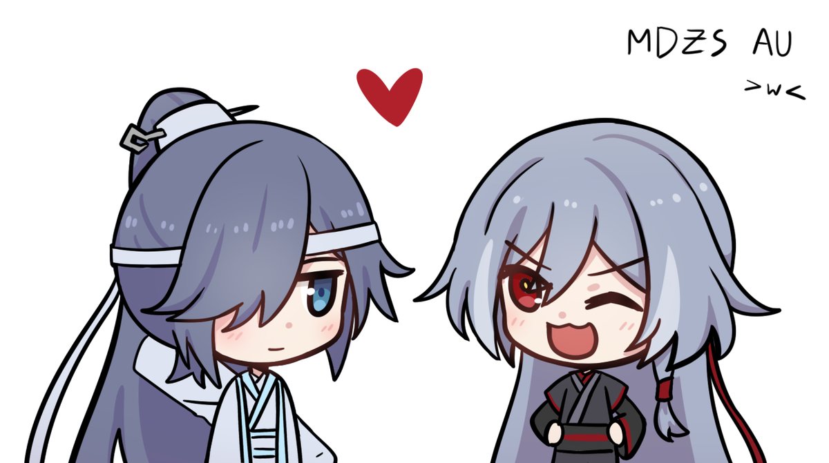 zva_41's tweet photo. #sentihua old work + my md_s au brain rot 🙈💖 https://t.co/Bm5YtEQp3f