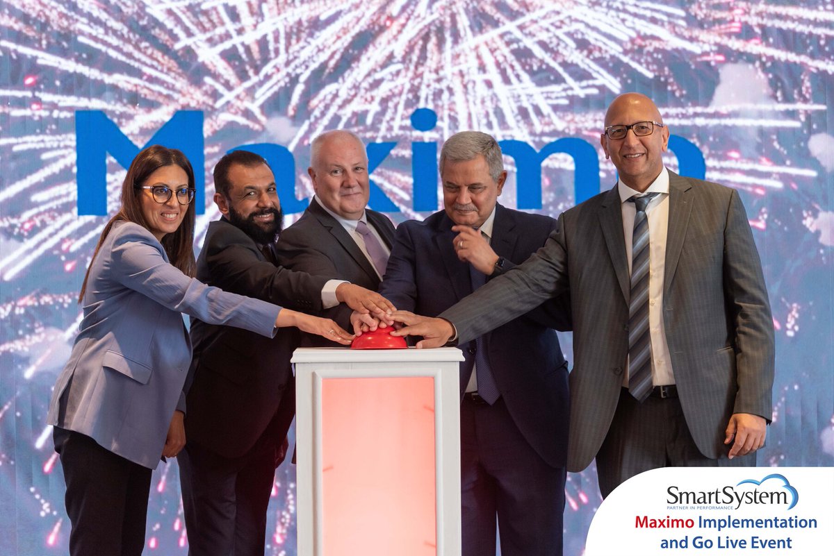 smartsystemeg's tweet image. The Go Live moments from the IBM Maximo Implementation & Go Live Event, where the leaders gathered to celebrate the reaching of the Go Live phase after the spectacular work done throughout the project.
#smartsystem #IBM #Maximo #Events #assetmanagement #sustainability #Egypt
