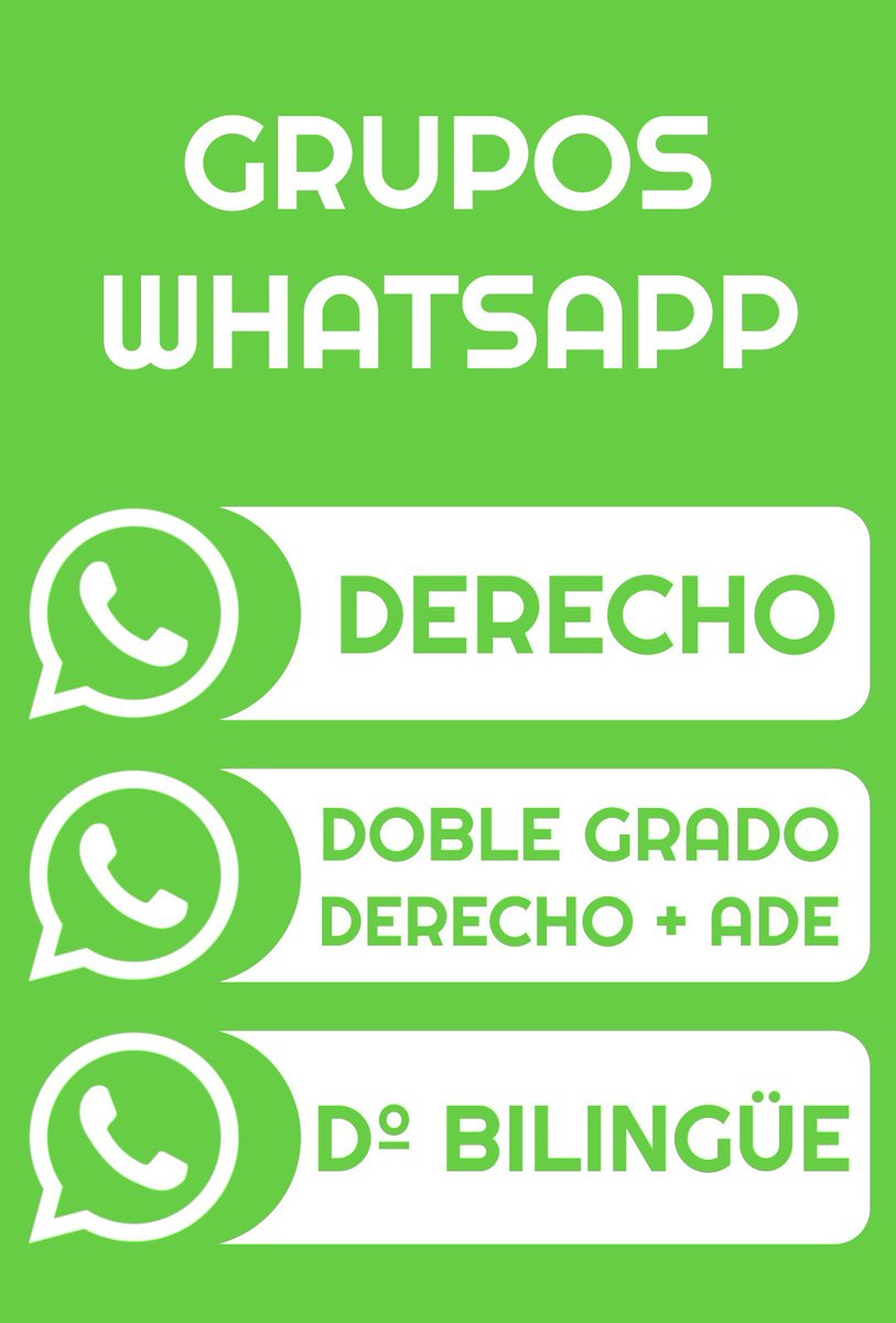 GadedUDC's tweet photo. Para los nuevos matriculados , os dejamos por aquí los links a los grupos. Para cualquier duda que os surja no dudéis en contactarnos. #UnaUni2023 #DerechoUDC 
 
1º Derecho : https://t.co/SLEwmxslHo

1º Dade : https://t.co/L0oIlalnaT

1º Derecho Bilingüe: https://t.co/Pnki1cchbQ https://t.co/zF35fFGK1w