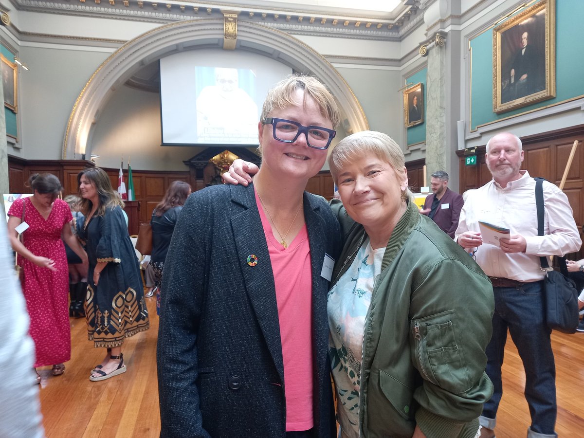 DublinCityPPN's tweet photo. At the #ConnectingArtists2023 launch here this morning with Evanne from @innercityenter and @MiriamOCal and more!

The exhibition is beautiful and it's here at the @RCSI_Irl until Tuesday.

Some very impressive pieces by impressive artists. https://t.co/sfmgncKwJt
