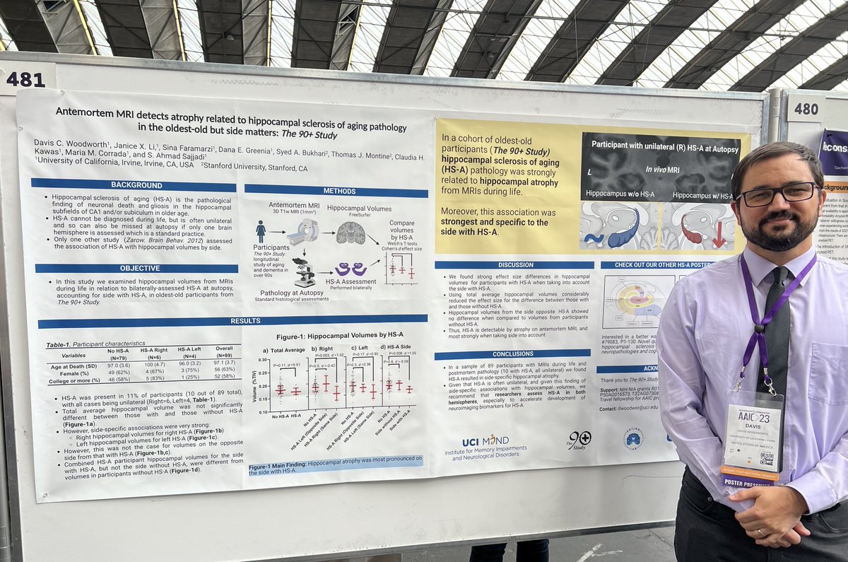 Come and check out ⁦<a href="/davisw33/">Davis Woodworth</a>⁩ poster at AAIC 2023
⁦<a href="/ucimind/">UCI MIND</a>⁩ ⁦<a href="/UCIMedSchool/">UC Irvine School of Medicine</a>⁩