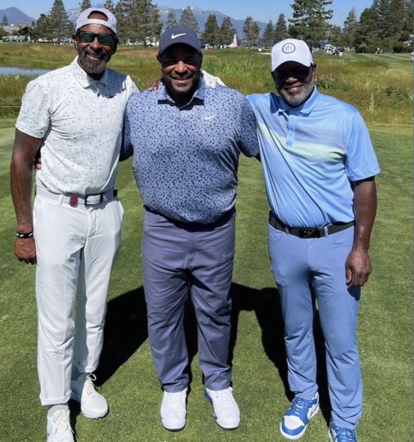 JeromeBettis36's tweet image. My group yesterday at the @ACChampionship!! @JerryRice @EmmittSmith22