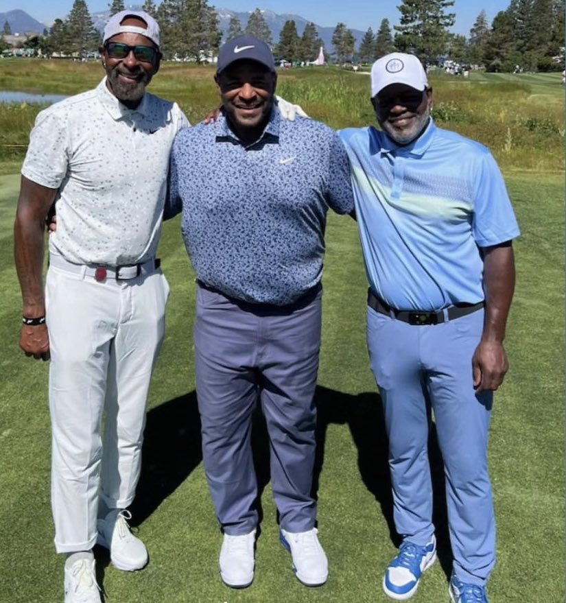 My group yesterday at the @ACChampionship!! @JerryRice @EmmittSmith22