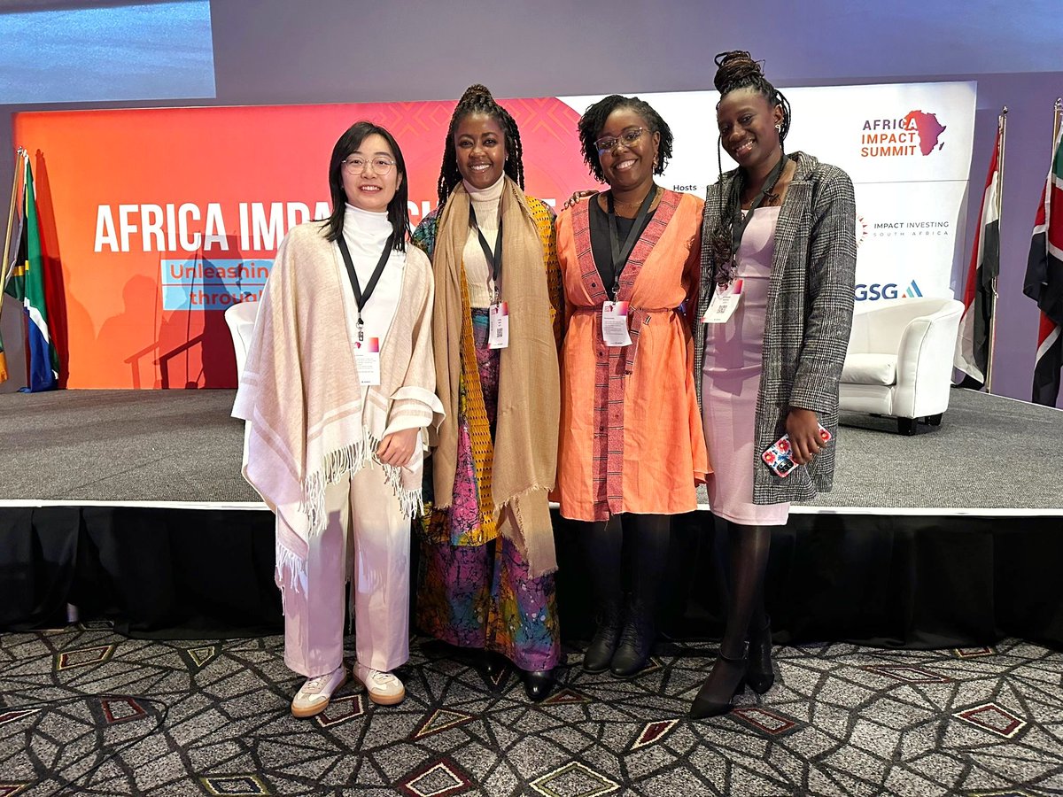 At the first ever Africa Impact Summit. 
Grateful for the amazing opportunity to engage with industry leaders, exchange ideas, and learn how to do better. 

#Africaimpactsummit