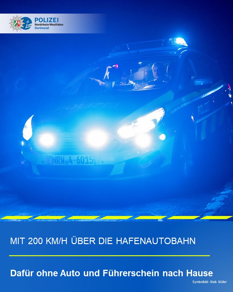 polizei_nrw_do's tweet photo. Ein 23-jähriger Mann aus #Dortmund beschleunigte am Freitagabend auf der Hafenautobahn seinen Mercedes AMG so stark, dass er die Kontrolle über das Auto verlor und beim Überholen einen Linienbus rammte. Der Fahrer flüchtete zunächst. Alle Infos: 👇
https://t.co/L7YetVGIgL https://t.co/NF26CfCg4Y