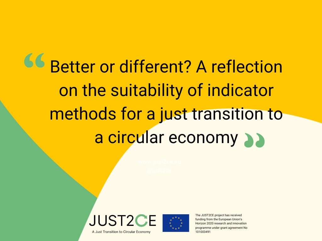 📣 New paper! Check out our latest research on indicator methods for a just transition to a #circulareconomy📜
🔎 Authors <a href="/benpurvis42/">Dr Ben Purvis</a>  and <a href="/andy_genovese/">Andrea Genovese</a>  delve into the limitations of indicator-based approaches in promoting sustainable transitions
➡ lnkd.in/dYyEDeAE