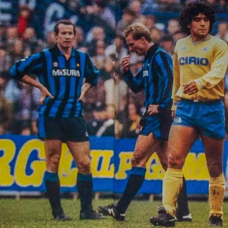 RT @irish_pics: Liam Brady, Karl-Heinz Rummenigge & Diego Maradona #SerieA https://t.co/sFnxHr2MaE