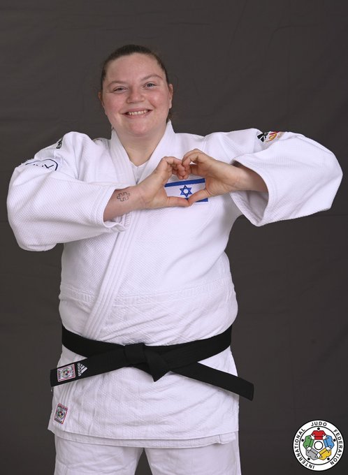 Israel's tweet photo. First place 🏅!

Mazal Tov and congratulations to Israeli judoka Raz Hershko  on ranking FIRST place among senior female competitors by the International Judo Federation.

📸Jensen Lars Moeller, @interjudo https://t.co/rK8hGIiLzb