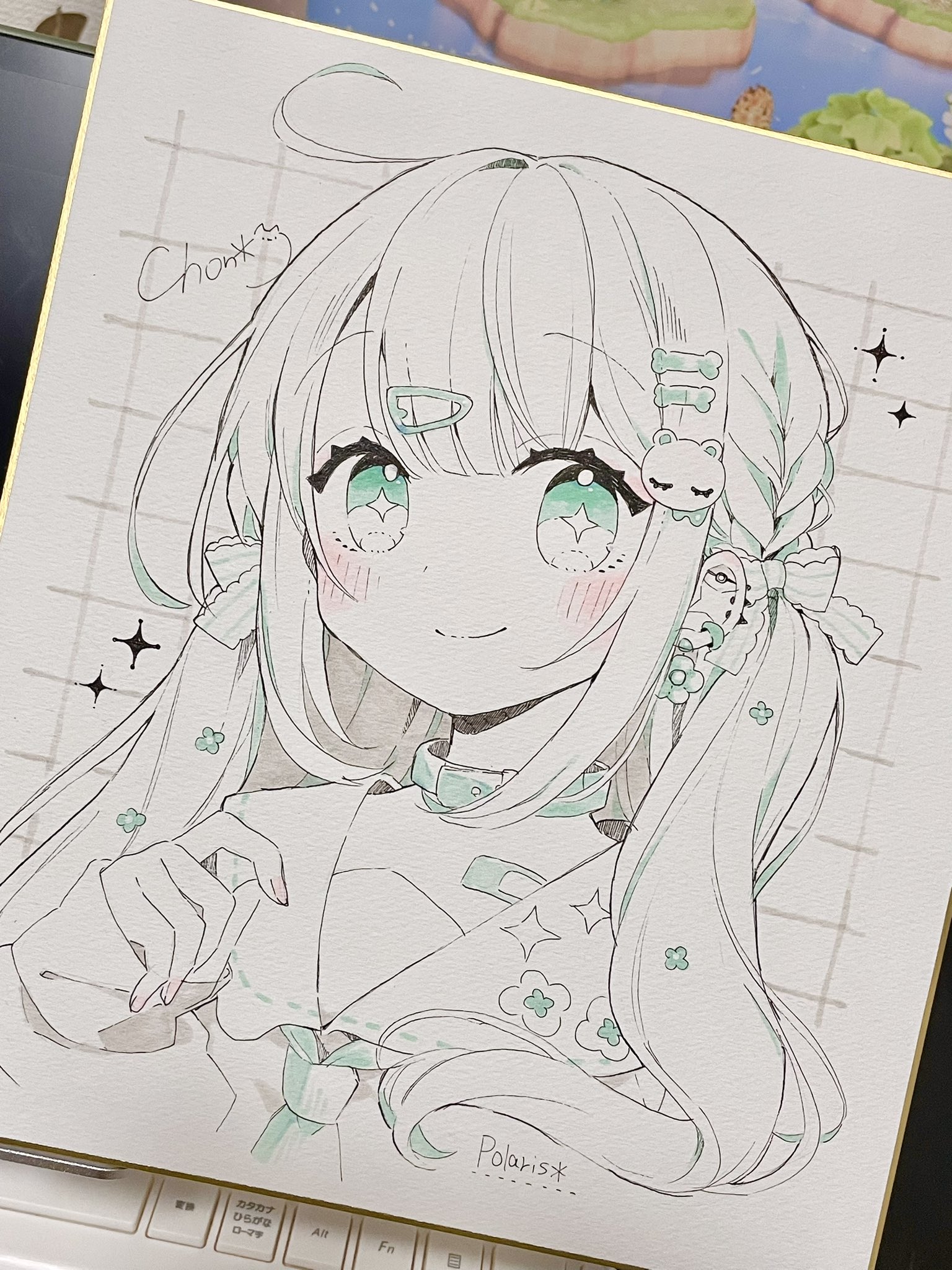 イラスト色紙 ちょん＊🕊️ on X: 