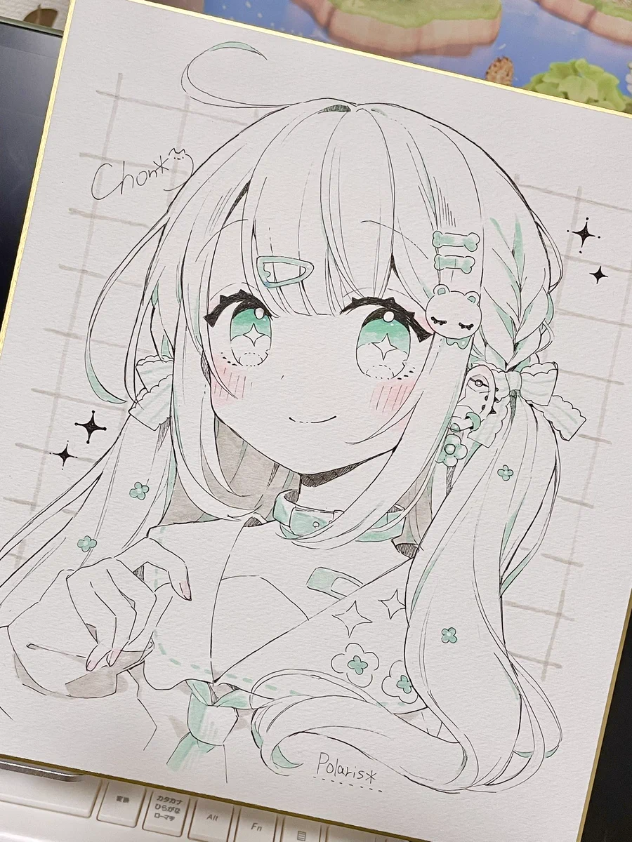 イラスト色紙 F1J8iB5aQAAEY32?format=webp&