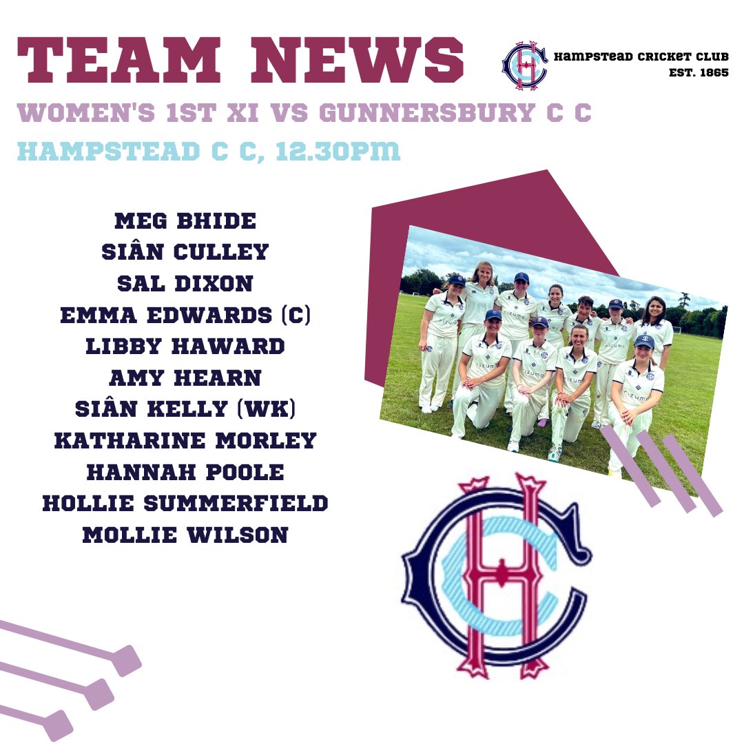 Hampstead Womens Cricket Club (@hampsteadwcc) on Twitter photo Our team playing against <a href="/GunnersburyWCC/">Gunnersbury Women's Cricket Club</a> today 🏏🏏🏏
Follow live hampstead.play-cricket.com/website/result… Our team playing against <a href="/GunnersburyWCC/">Gunnersbury Women's Cricket Club</a> today 🏏🏏🏏
Follow live hampstead.play-cricket.com/website/result…