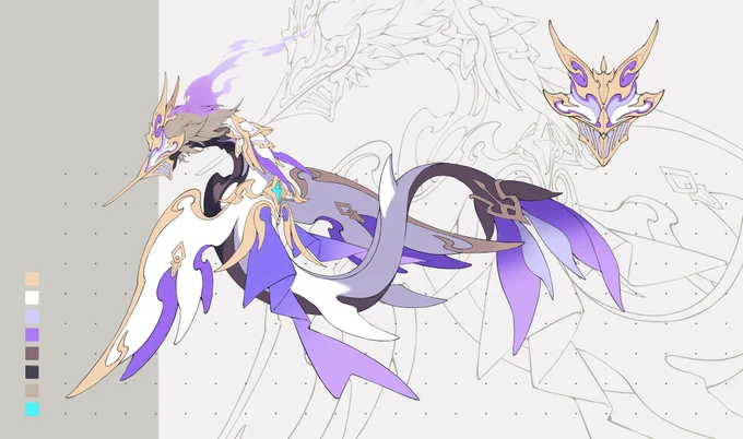 画画兽设 天命小夫妻 #HonkaiImpact3rd #崩坏3rd
