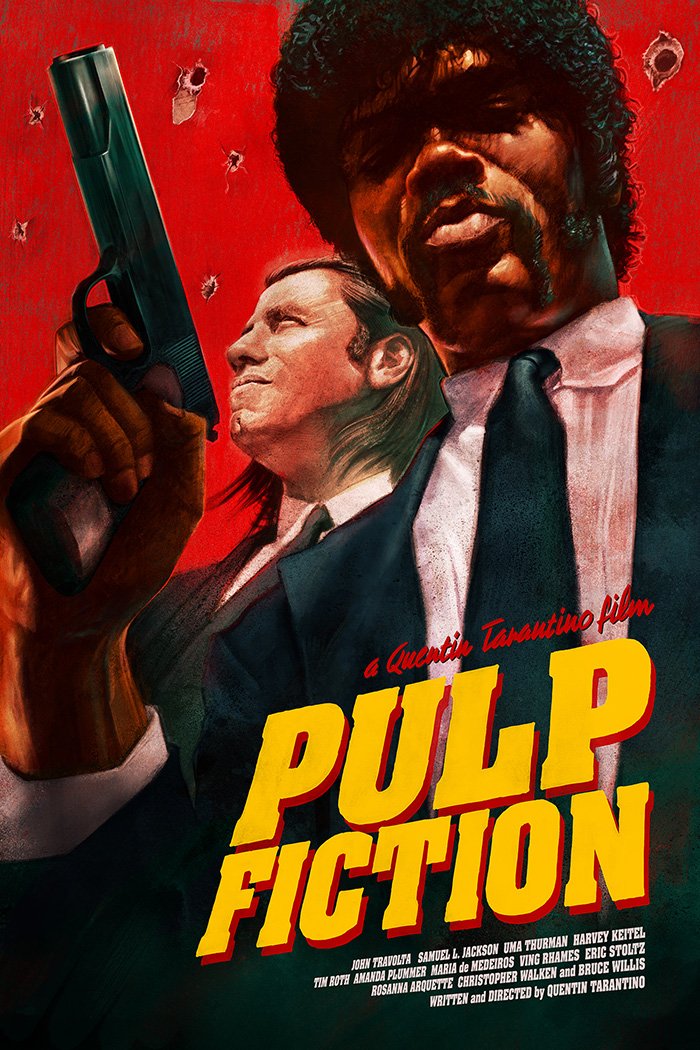 MatthewAMullins's tweet photo. Alternative poster for Pulp Fiction (1994)
Aka: Black Mask (working title)
By Dave Merrell @DaveMerrell
https://t.co/HTLFHSv3yw
#PulpFiction #AlternativePoster #DaveMerrell https://t.co/C6Mb95Rmsy