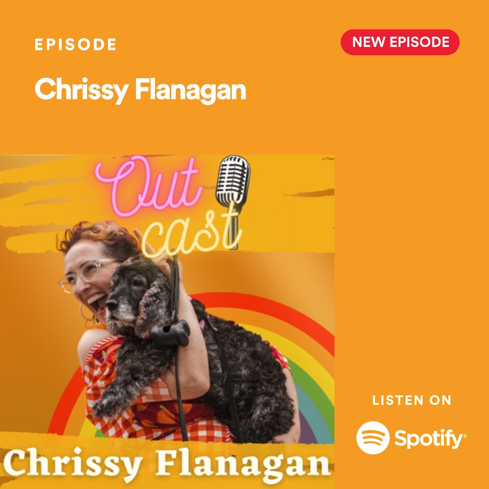 OUTcastLGBT's tweet photo. A lazy Sunday is the perfect day for a new #OUTcastPodcast episode.

Listen to Rosie's fascinating conversation with Sydney’s Chaotic Socialite Chrissy Flanagan, who discusses coming out on TikTok in her 40s &amp; being diagnosed with autism at the same time: https://t.co/lzNDhWJZ5P https://t.co/MDxVJPHOrR