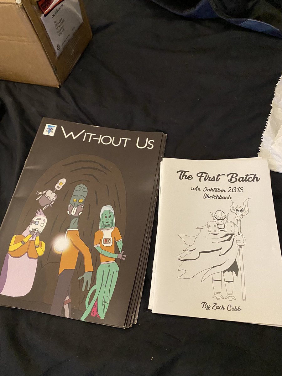 Cobbwashere96's tweet photo. I’m gonna be bringing copies of “The First Batch” and “Without Us” to @wip_comics table, today from 12pm at @slczf ! The table will be located in Society Hall so come and say hi! #slczf #slczf2023 #wipcomics https://t.co/txbzPsBxWb