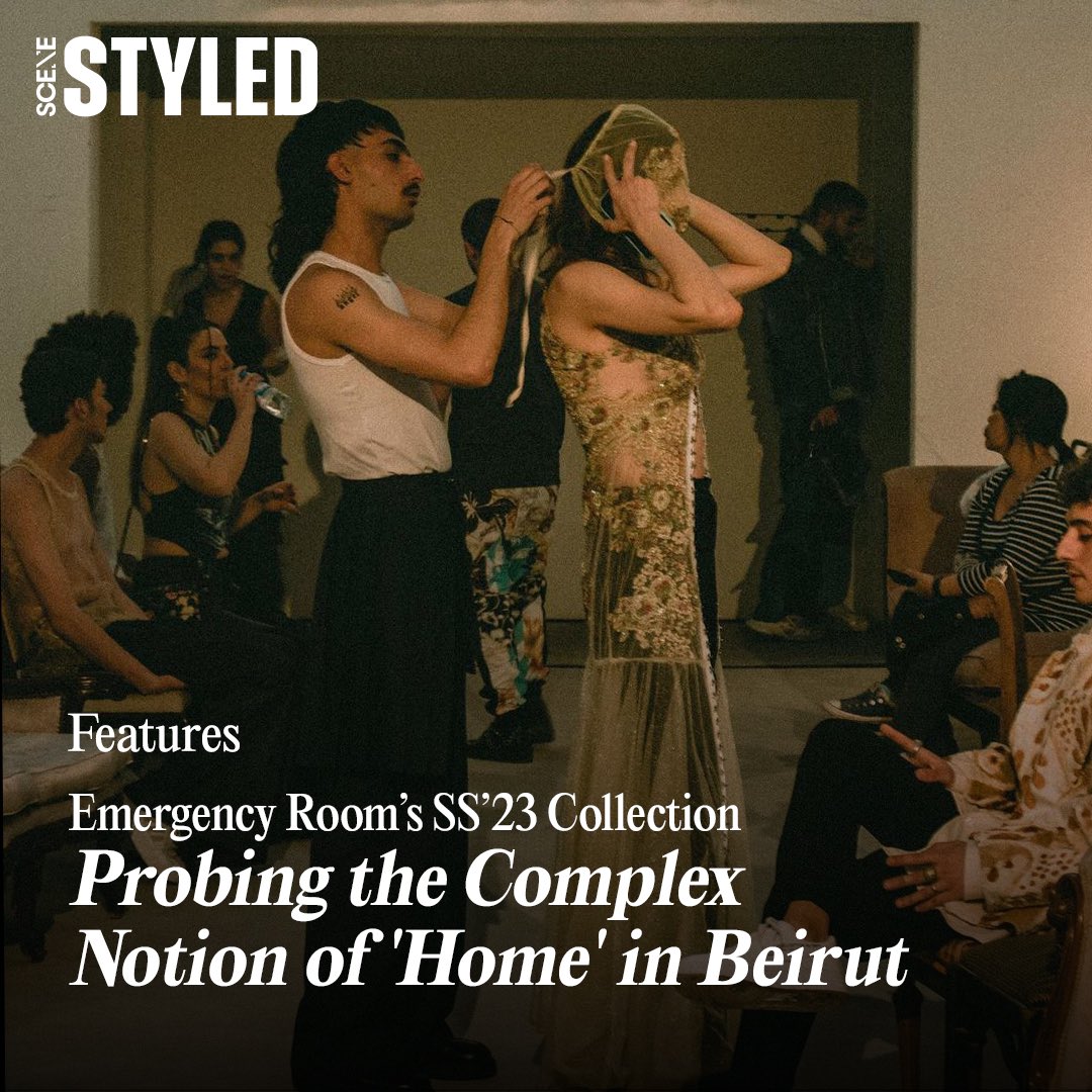 #SceneStyled: What happens when life imitates art? When fashion grows to embody socio-cultural ebbs and flows and fabric falters beneath the weight of ongoing emotional turmoil?

Beirut’s Emergency Room brought us closer to understanding the movements shaping those questions, and… https://t.co/st2tp0rfsp https://t.co/LrsH1P7uO2