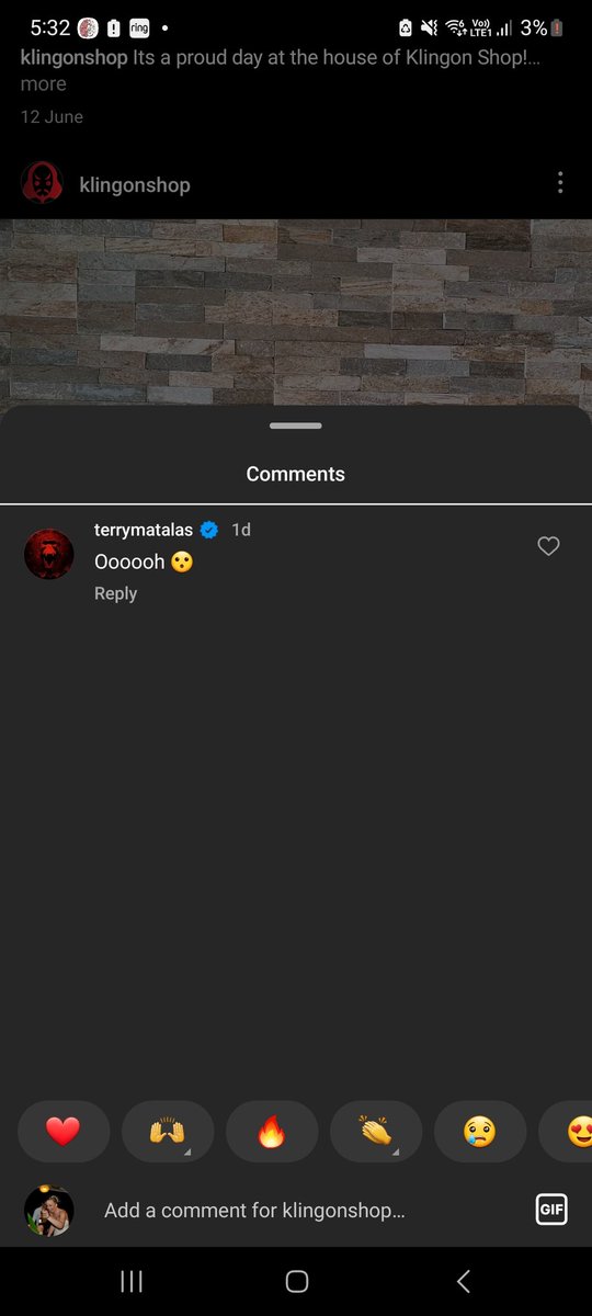 So I was trawling through my husband's online shop, and daw a comment from none other than an executive producer of Star Trek:Picard, Terry Matalas 🤯