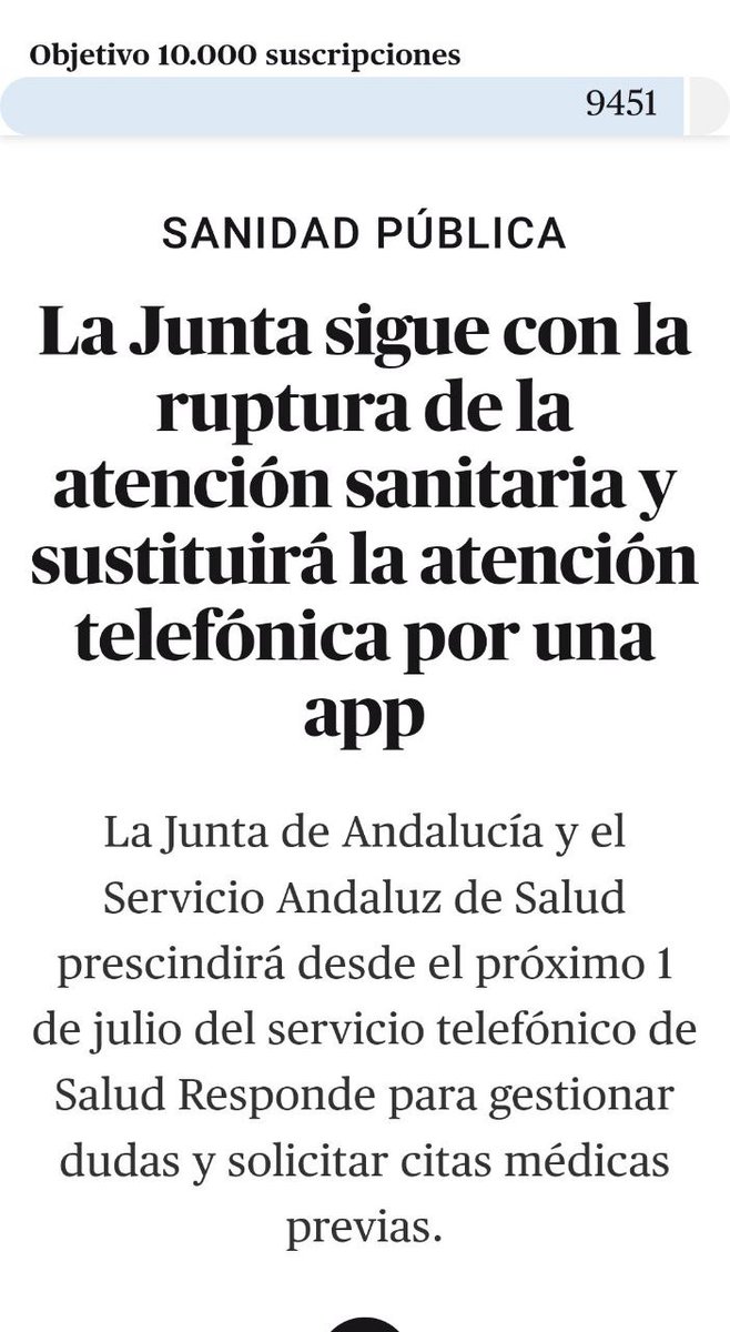 ActualizadosYa's tweet photo. Tras 17 años, el SAS decide dilapidar la depauperada calidad de la atención primaria
la Junta deja en manos la Cita Previa del médico a una aplicación.
@JuanMa_Moreno y @LinaGarcia_AND estan desmontando la Sanidad Andaluza
#cortesactualizadoSAS  #lasanidadnoesunnegocio #masbatas https://t.co/u4EDP3ezSz